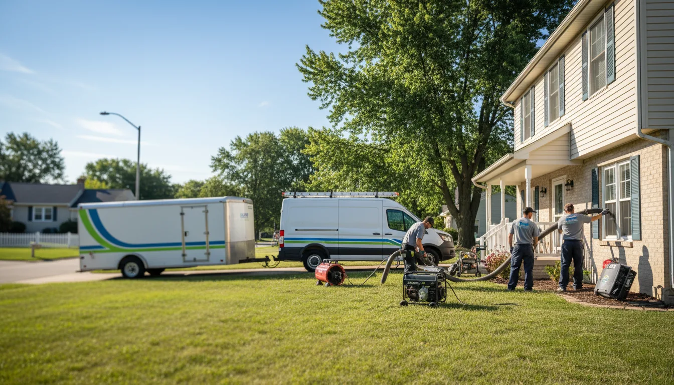 Flooded Basement Restoration And Cleanup With Repair in Louisville, NE near me